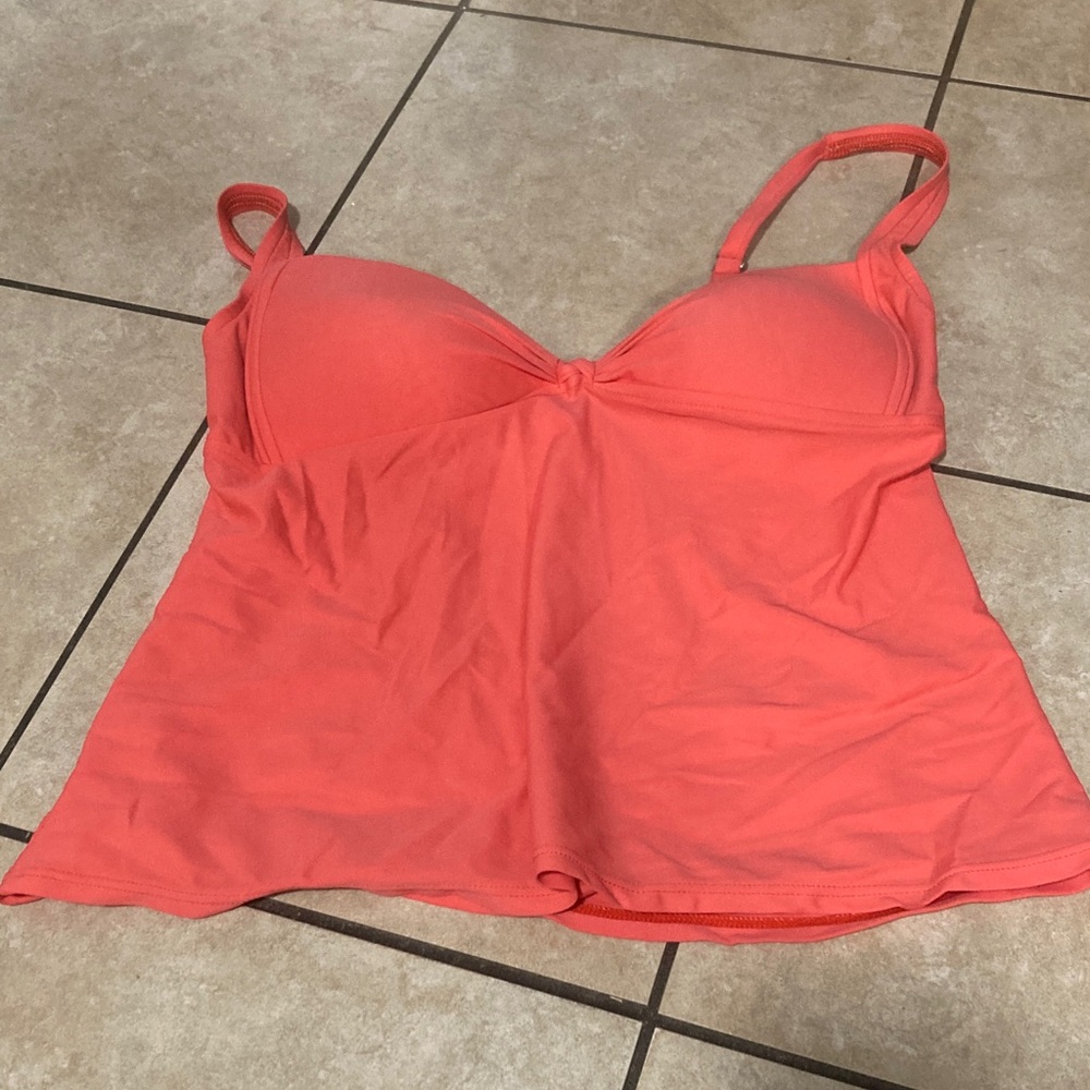 Coral Bikini Top